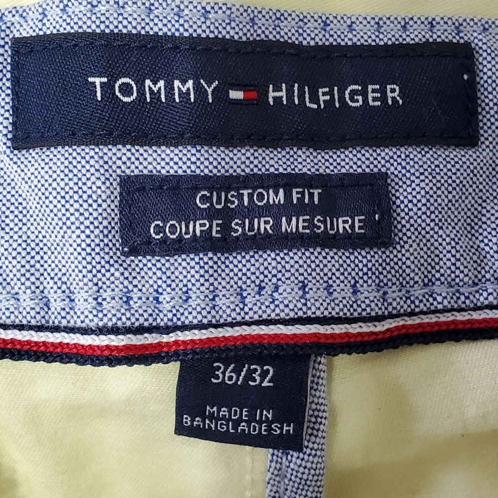 2/$30 Tommy Hilfiger Men's Custom-Fit Chino Pant Size 36W x 32L - Picture 9 of 12